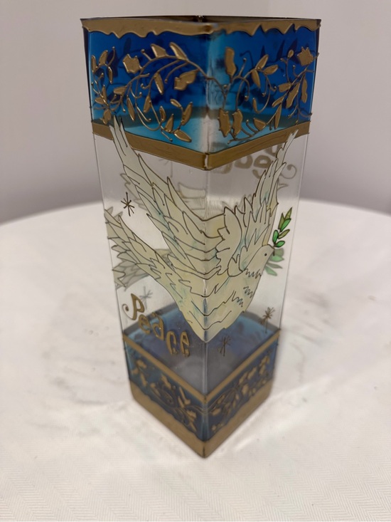 Joan Baker Other - Joan Baker Designs Peace Dove Stained Glass Votive Candle Holder  2003